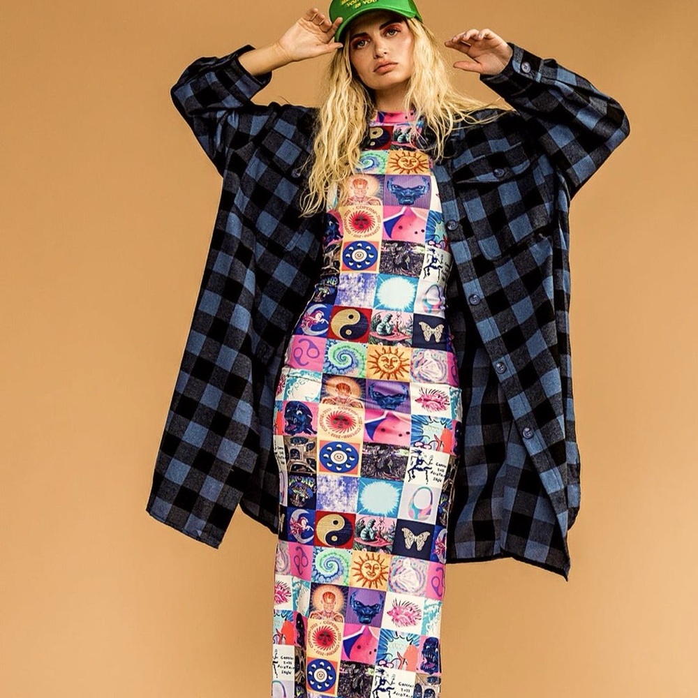 Dressed in LaLa Cosmic Queen Bodycon Dress Small